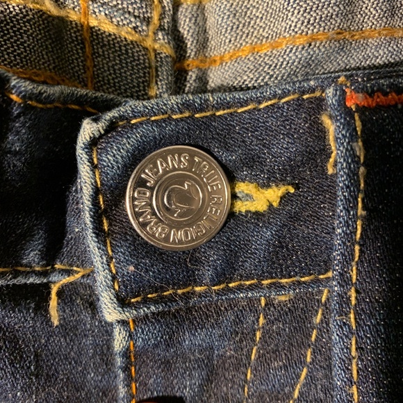 Vintage True Religion Jeans- Mid/Low Rise Sz 28 - Picture 8 of 11